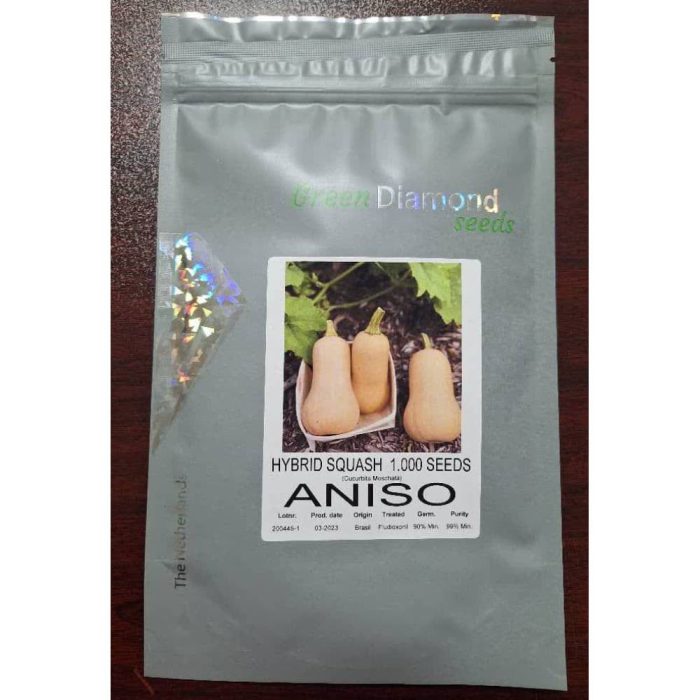 Seeds - Pumpkin - Melon - Aniso - Green Diamond بذر کدو حلوایی آنیسو گرین دیاموند